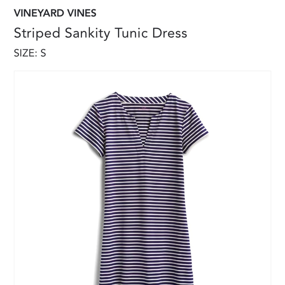 Vineyard Vines Striped Sankity  dress- size small
